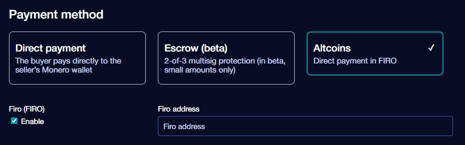 Payment Methods