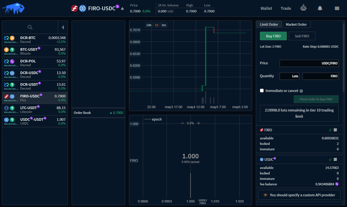 Bison Wallet UI